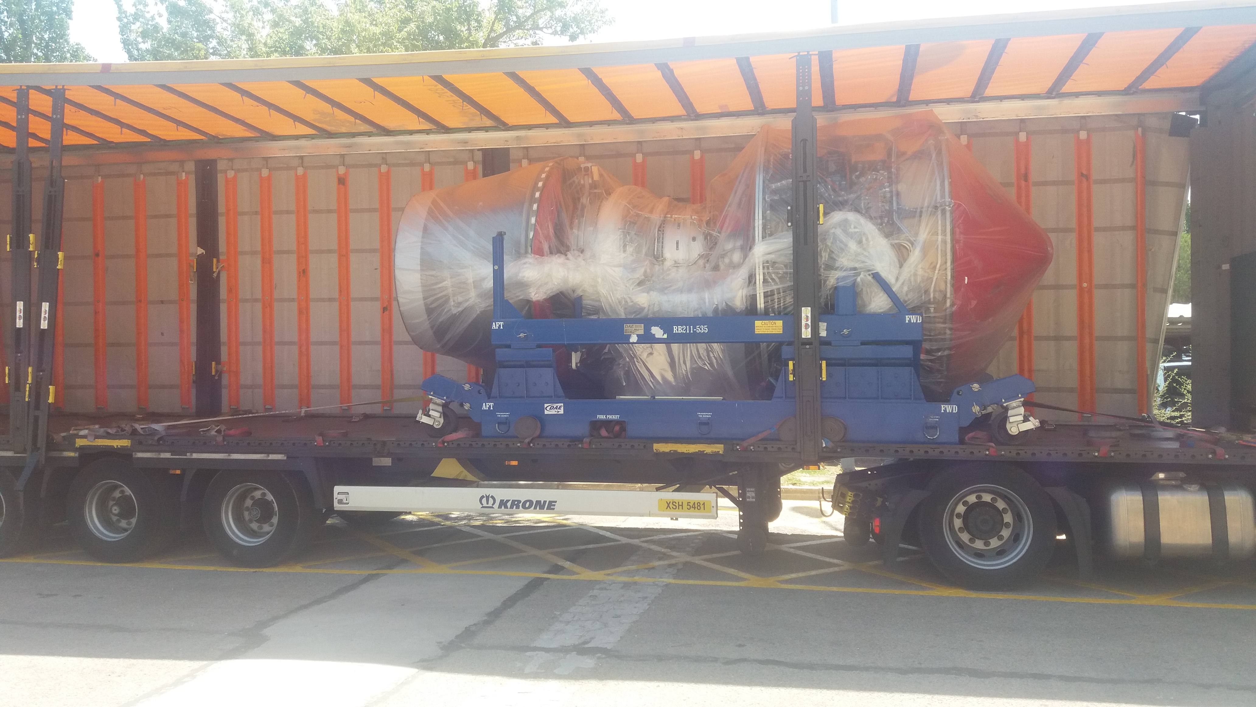 RB211 on the way from MAD to LHR