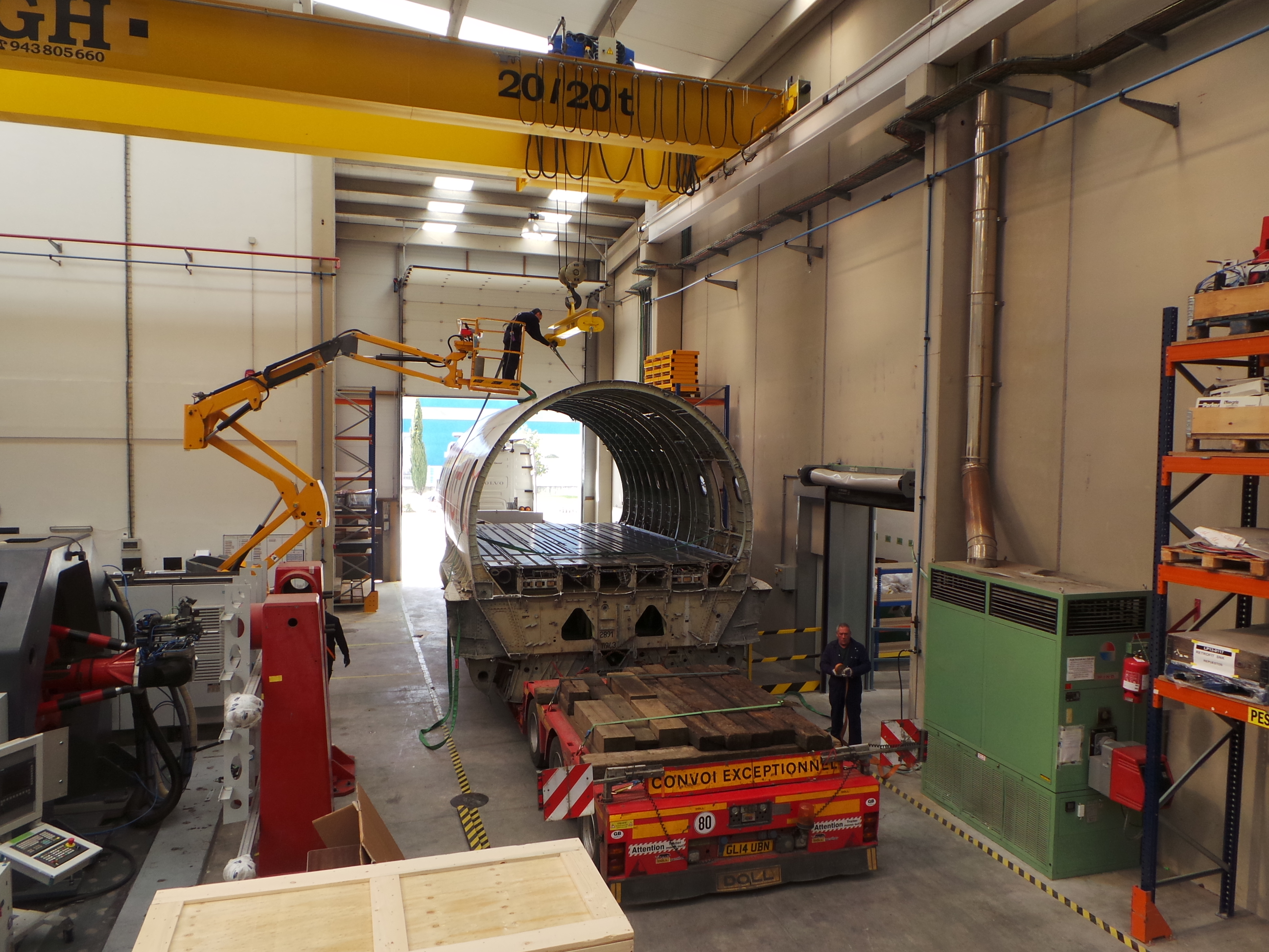 Unloading in Pamplona