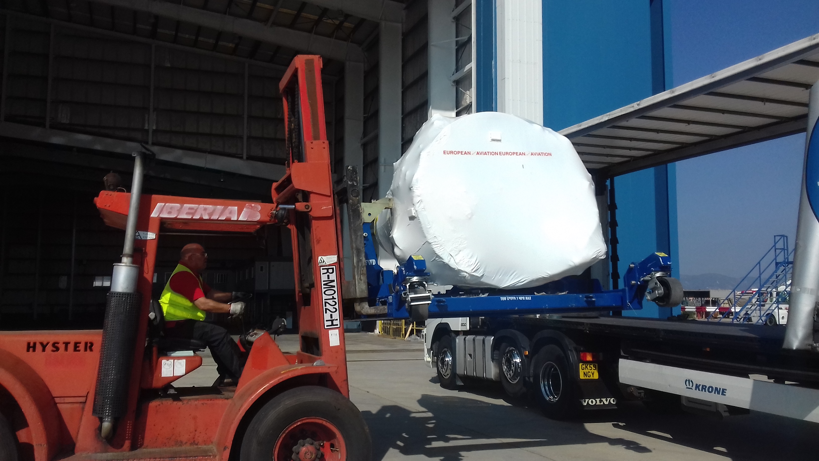 Unloading in Palma Mallorca