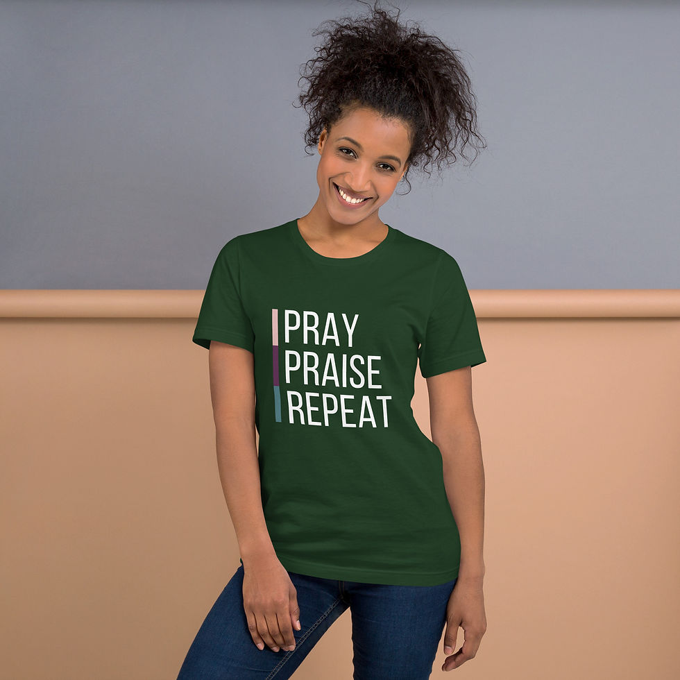 Thumbnail: Pray, Praise & Repeat Tee