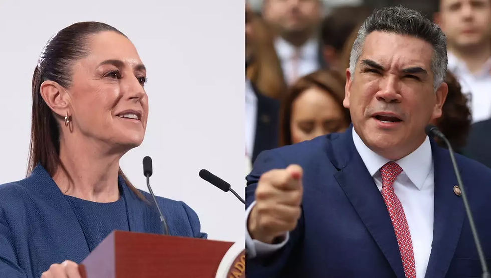 "Alito" había anunciado que denunciaría "a nivel nacional e internacional" a la Presidenta Sheinbaum, luego de que la mandataria indicara que parecía que los terrenos expropiados en Campeche a sus allegados parecían provenir del lavado de dinero.