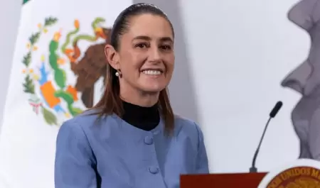 Claudia Sheinbaum Pardo celebró el alza en la proyección de crecimiento del FMI y resaltó los avances económicos de su administración.