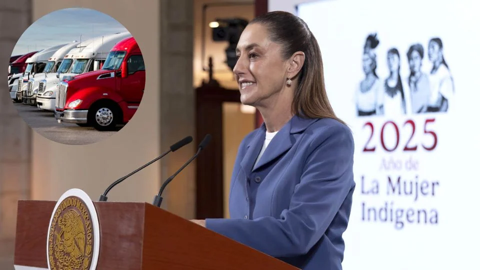 Sheinbaum anunció que buscará un acuerdo con EU para evitar el arancel del 25 por ciento a camiones pesados, medida que afectará especialmente a México.