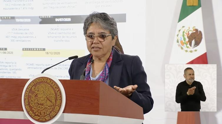 Raquel Buenrostro reveló que Philips siguió vendiendo ventiladores defectuosos aún cuando termino la pandemia y ya no contaba con los permisos provisionales derivados de la pandemia de COVID-19.