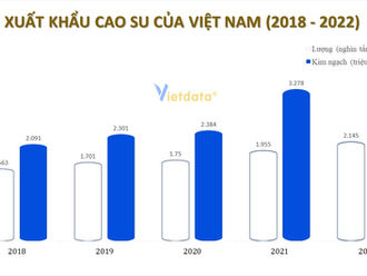 Xuất khẩu cao su năm 2022 lập kỷ lục
