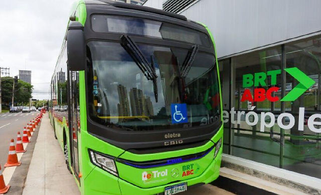 Foto do terminal de onibus no abc 