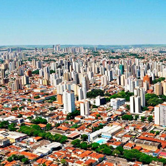 Foto aérea da cidade de são paulo