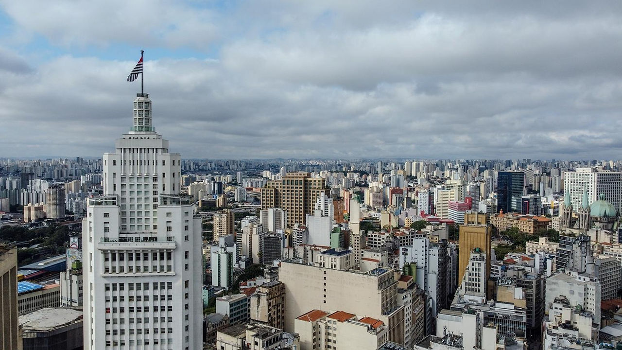 Foto aérea de São Paulo 