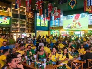 Como um gastrobar temático de futebol em São Paulo