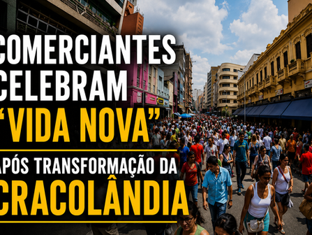Comerciantes celebram “vida nova” após transformação da Cracolândia e retomada do centro de São Paulo