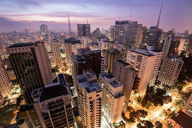 Foto aérea de são paulo 