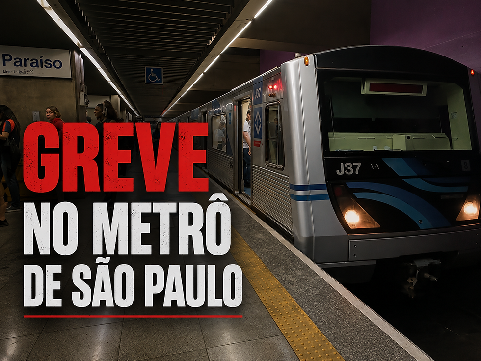 Greve no Metrô de São Paulo pode afetar milhões de passageiros nesta quarta-feira