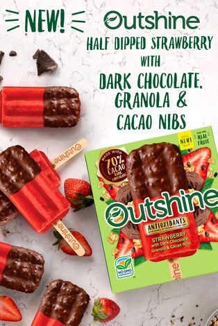 Outshine Dark Chocolate and Granola Creative Pin