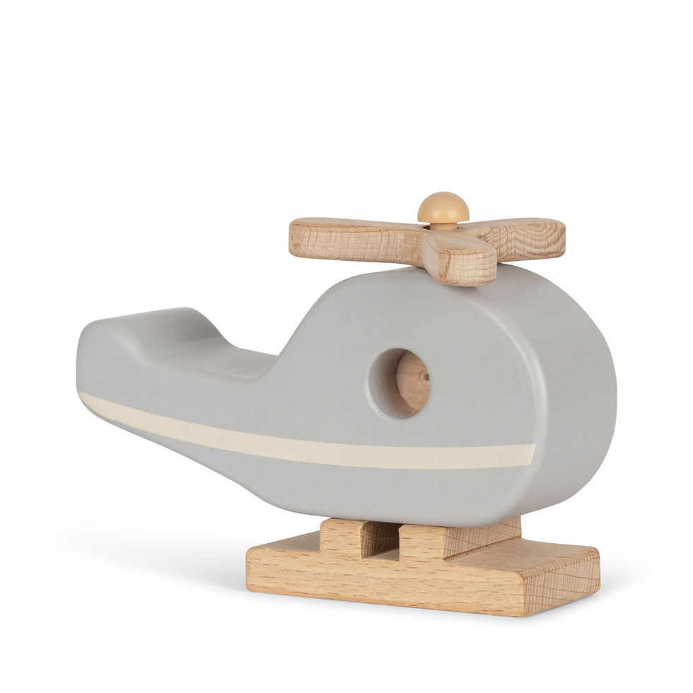 Wooden Helicopter Toy, Konges Slojd