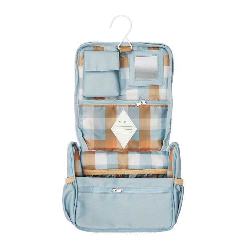 Thumbnail: Toiletry Bag w/ Hanger - Blue, Fabelab