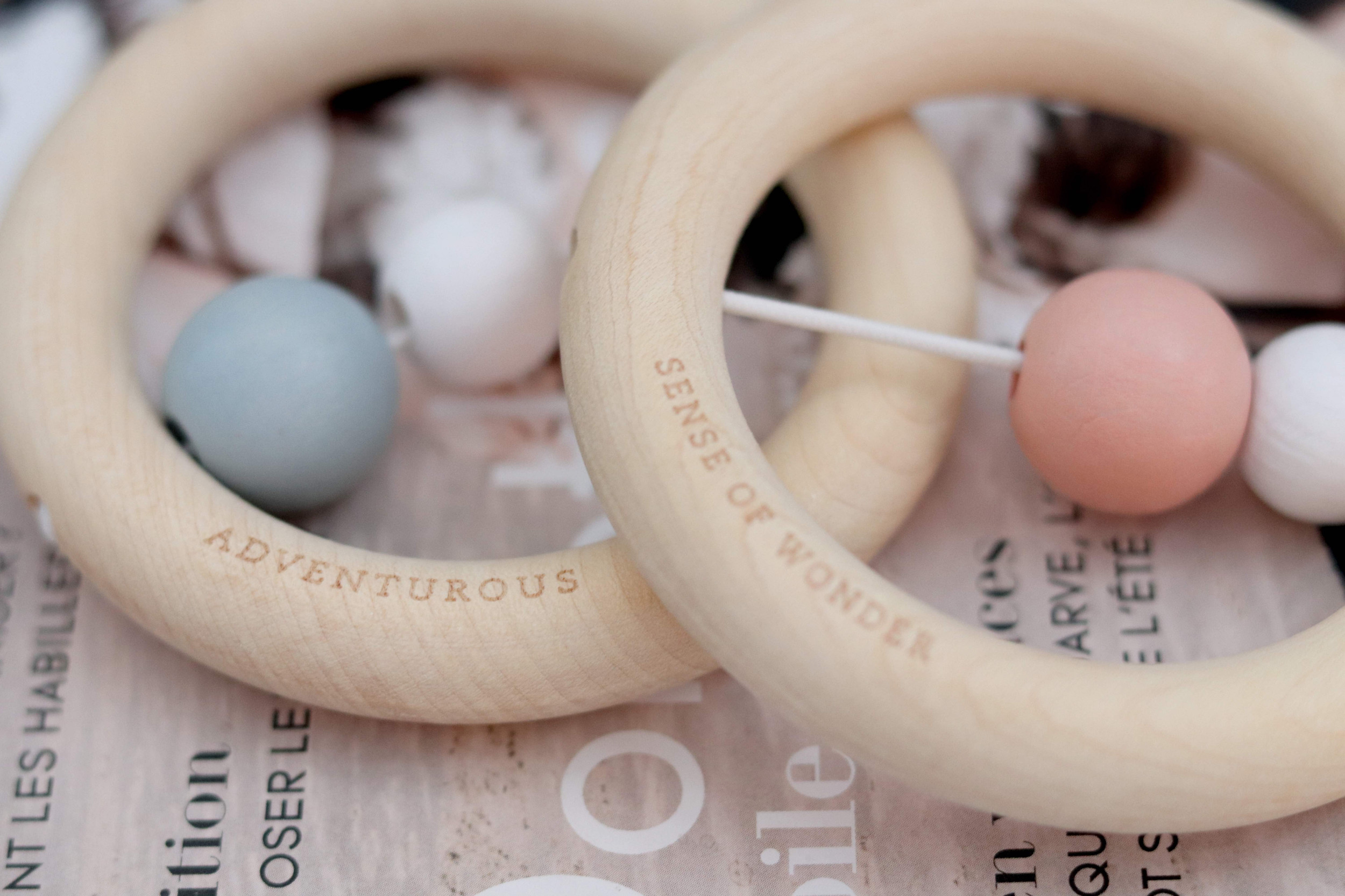 Organic Baby Rattles Made by Nature