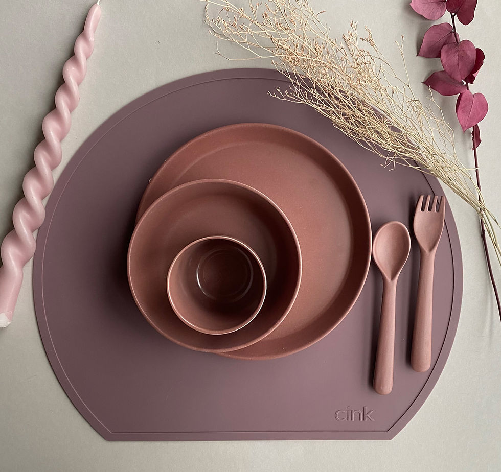 الصورة المصغرة: Soft Silicone Place Mat - Beet, Cink