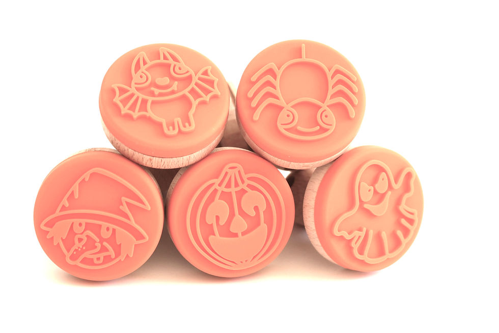 Thumbnail: Eco Wood Playdough Stamps-Forest Stories, Ailefo