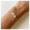 Thumbnail: Clear Crystal Chips Adjustable Bracelet, Sassi