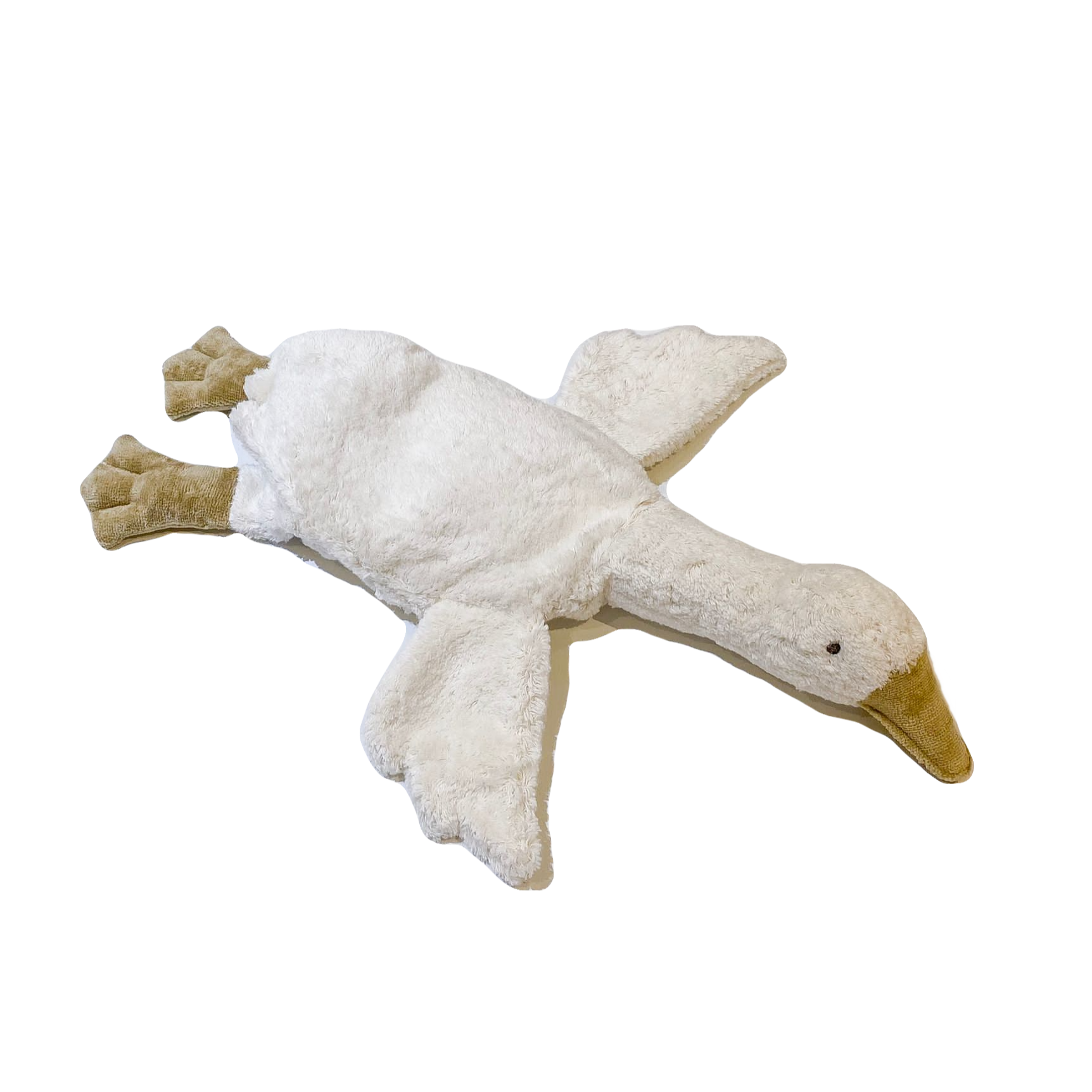 Organic Cuddly Toy & Warm/Cold Cushion - Goose Small White, Senger Naturwe