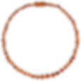 Premium Amber Baby Teething Necklace - Caramel Raw, Made by Nature
