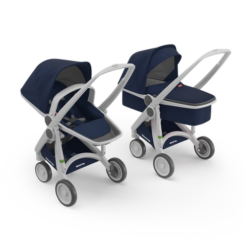 Greenest Stroller Greentom Reversible Rose Eco Stroller Carrycot+ - Main Image