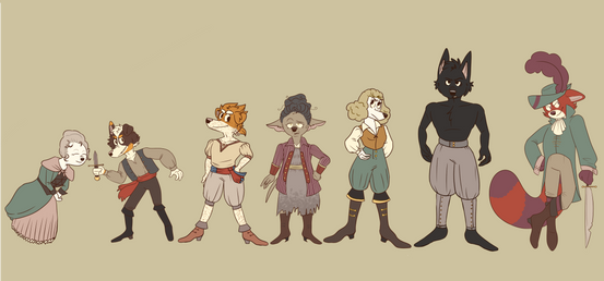 Broken Crown Character Line Up