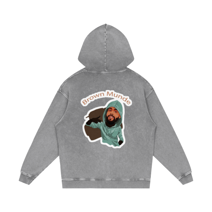 Thumbnail: [BROWN MUNDE] | Oversized Hoodie