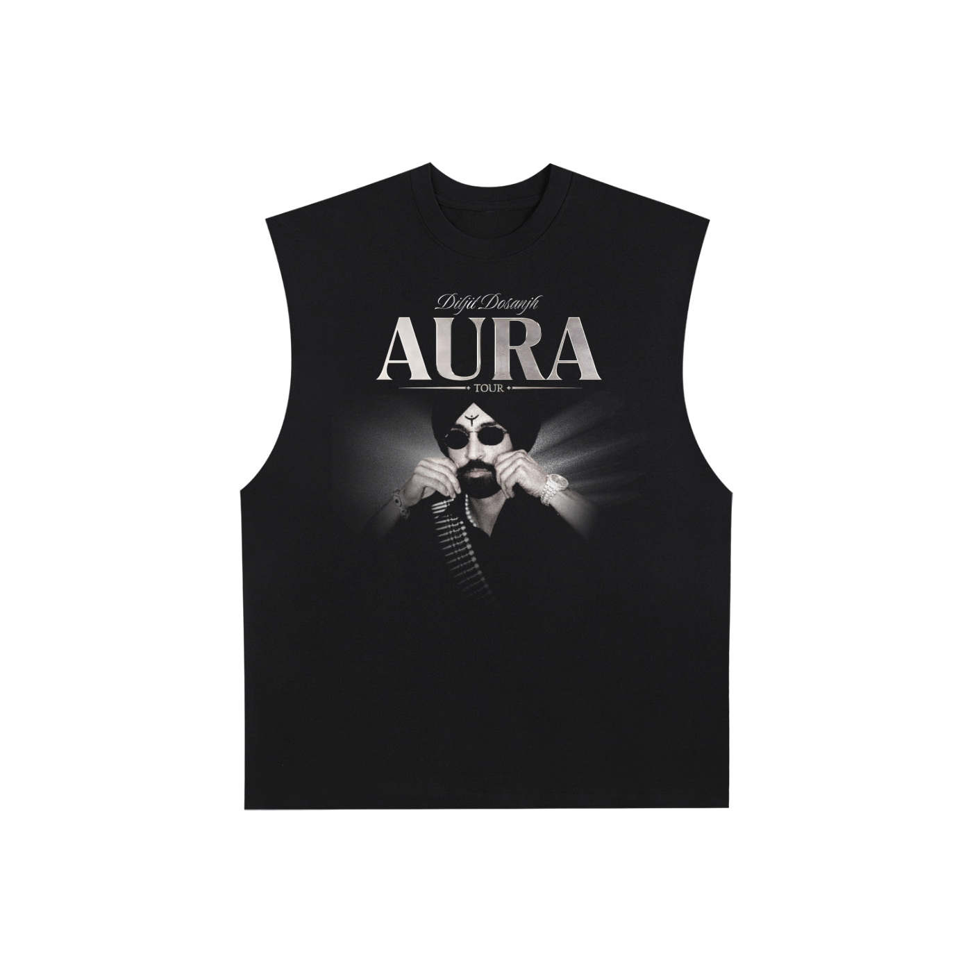 Raw Edge Cotton Tank Top