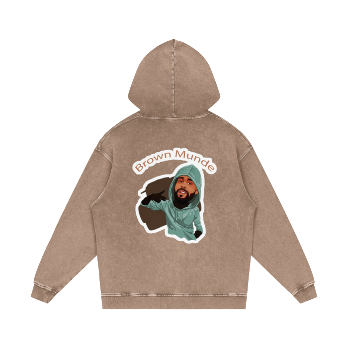 Thumbnail: [BROWN MUNDE] | Oversized Hoodie