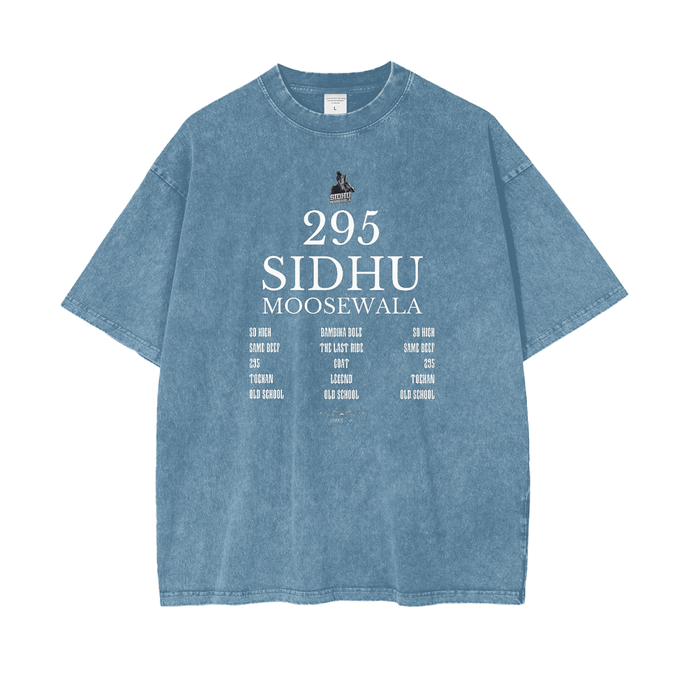 Thumbnail: [295 SIDHU] | Acid Wash T-Shirt