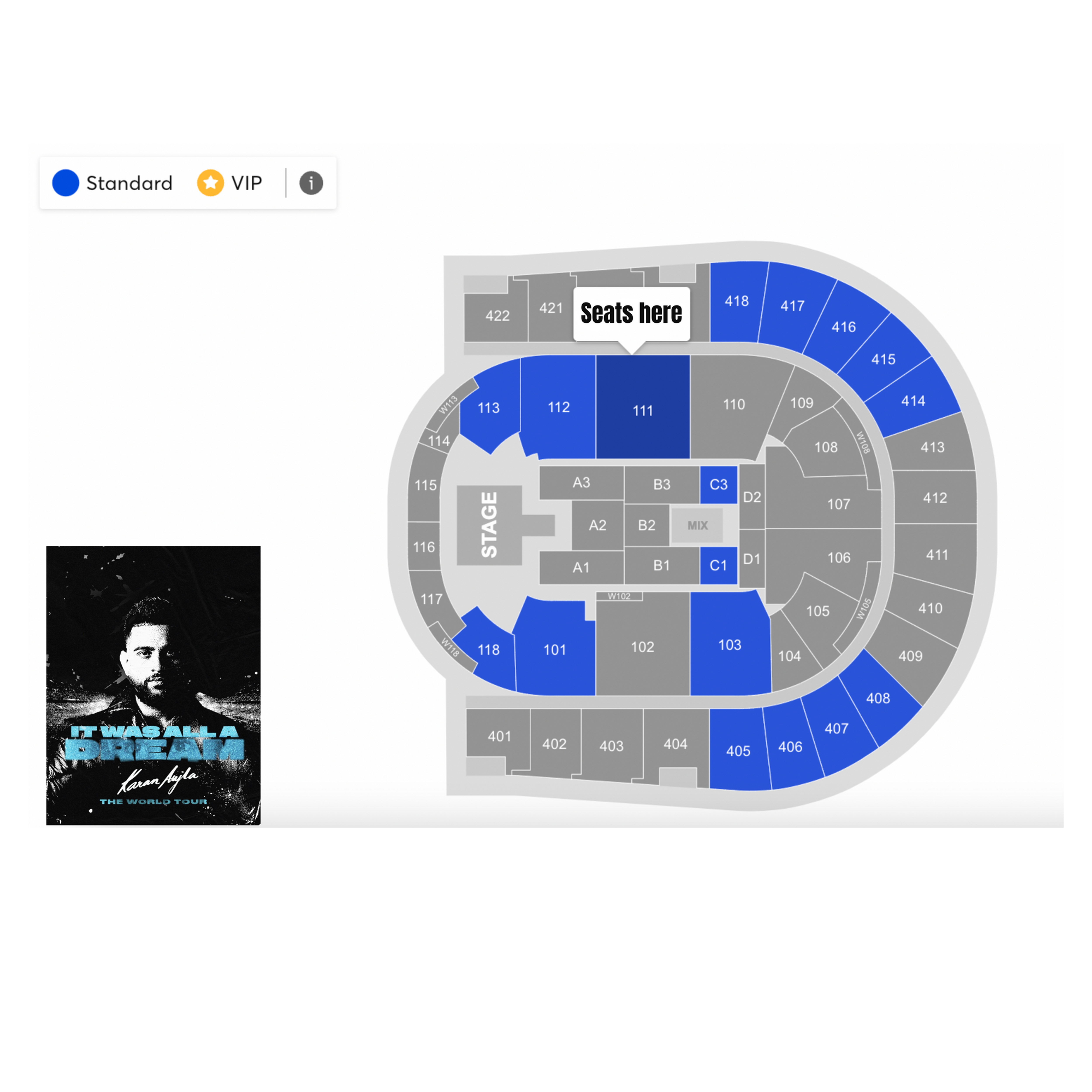 x2 Karan Aujla Tickets: It Was All A Dream World Tour