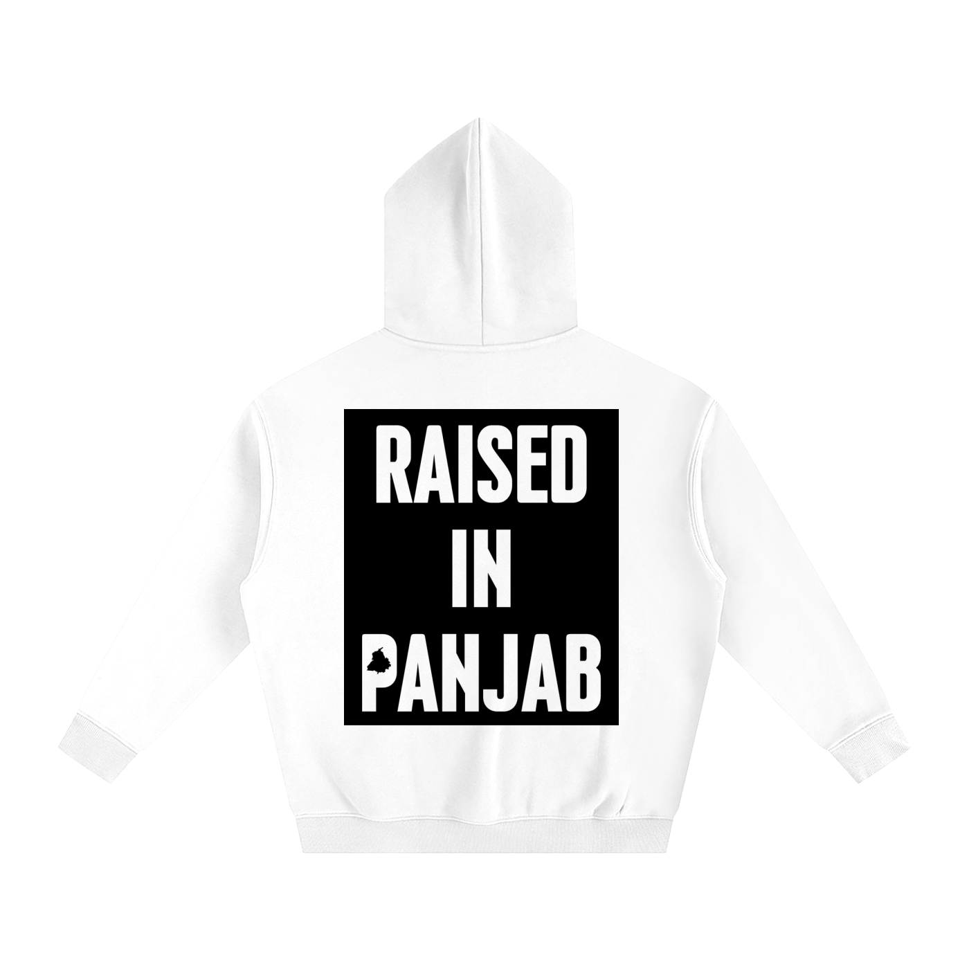 [RAISED IN PANJAB] | Oversize Fleeced Hoodie