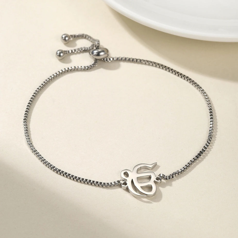 Thumbnail: [EK ONKAR] | 18k Stainless Steel Bracelet
