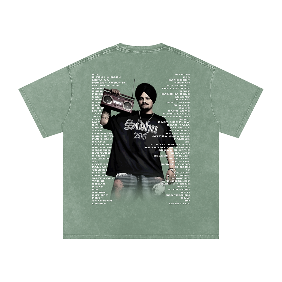 Thumbnail: [SIDHU MOOSEWALA] | Acid Wash T-Shirt
