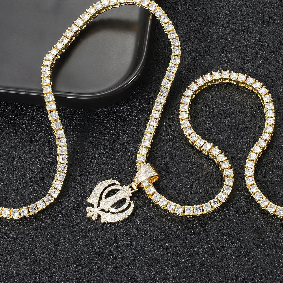 Thumbnail: [KHANDA PENDANT] | Tennis Chain