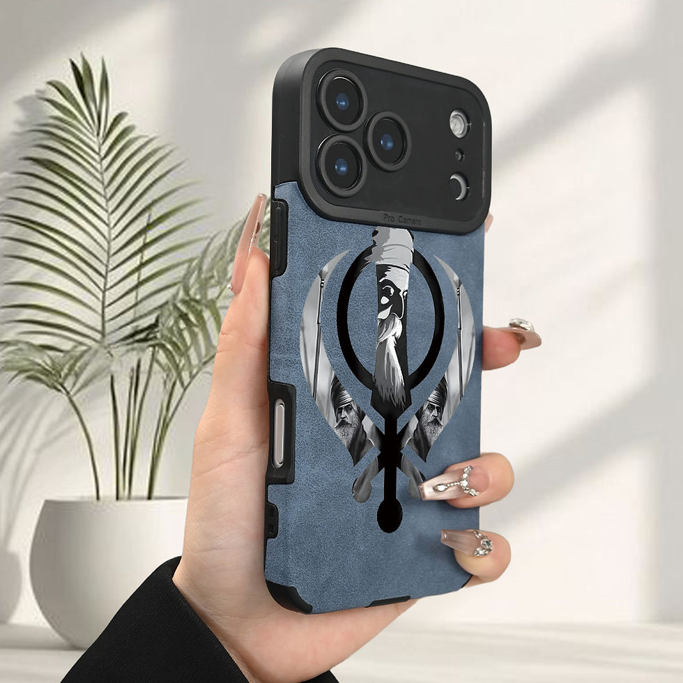 Thumbnail: [GURU NANAK DEV JI] | Faux Leather Phone Case