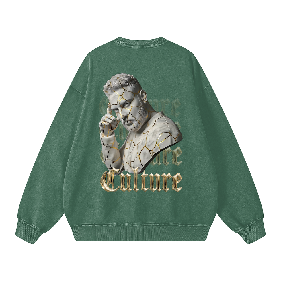 Thumbnail: [CULTURE KARAN AUJLA] | Acid Wash Oversized Sweatshirt
