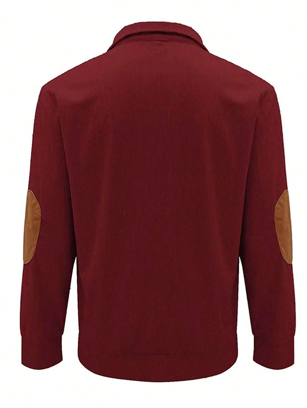 Thumbnail: Men's Contrast Color Long Sleeve Polo Shirt