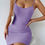 Miniatura: EZwear Women Solid Color Sleeveless Bodycon Daily Wear Dress
