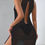 Miniatura: Swim 1pc Crochet Open Back & Front Split Hem Cover Up Dress,Summer Beach