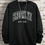 Miniatura: Men Letter Printed Oversized Fleece Pullover Hoodie