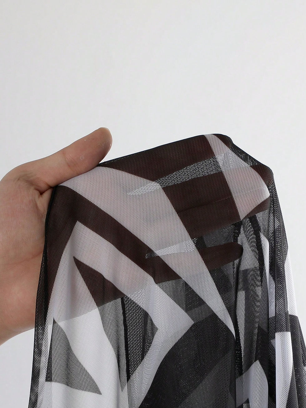 Thumbnail: Women's Geometric Triangle Cup Bikini Swimwear Set With Cover Up Dress, 3pcs