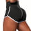 Miniatura: Essnce Women's Color Block High Waist Wide Leg Shorts Booty Shorts