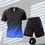 Miniatura: Sports Suit Men's Running And Cycling Fitness Clothes Breathable Short-Sleeved 