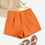Miniatura: Essnce Solid Color Fold & Pleated Woven Shorts