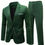 Miniatura: Manfinity Mode Fashionable Plus Size Men Solid Elegant Suit Set For Any Occasion