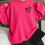 Miniatura: LUNE Plus Size Women Heart Printed Round Neck Long Sleeve Sweatshirt Sports Pul