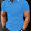 Miniatura: Manfinity Mode Men's Color Block Short Sleeve Casual Polo Shirt For Summer And 