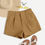 Miniatura: Essnce Solid Color Fold & Pleated Woven Shorts